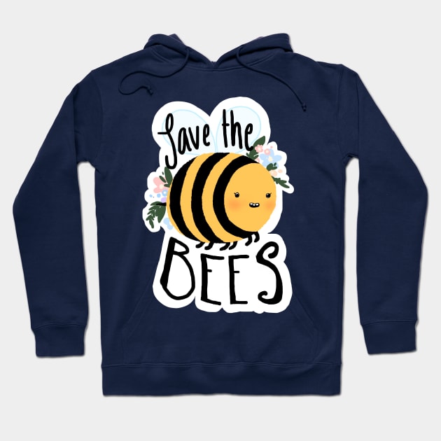 Save The Bees Hoodie by Eimphee